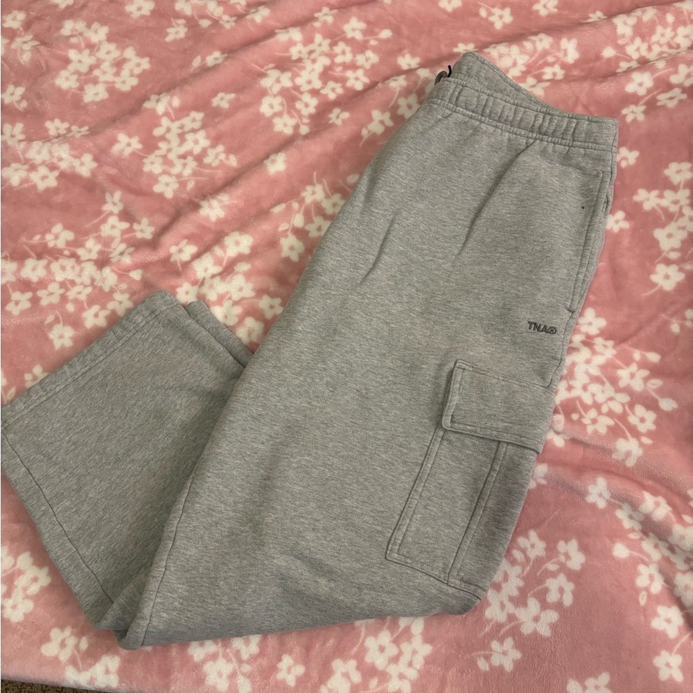 TNA Gray Cargo Sweats